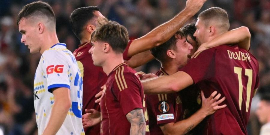 Hasil Liga Europa - Roma Cetak Kemenangan Pertama Berkat Gosok Voucher Penalti