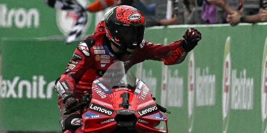 MotoGP Thailand 2024 - Martin dan Marquez Kompak Blunder, Kata Bagnaia Usai Jaga Asa Juara