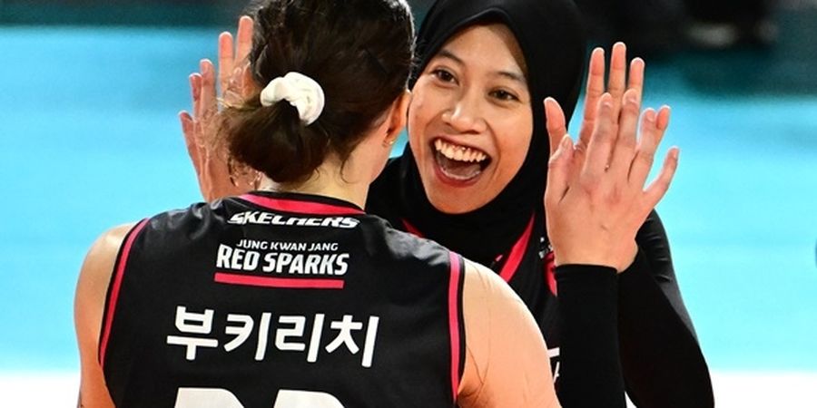 Top Skor Liga Voli Korea - Megawati Melesat 4 Posisi dan Tembus Ratusan Poin Saat Red Sparks Telan Kekalahan Kedua