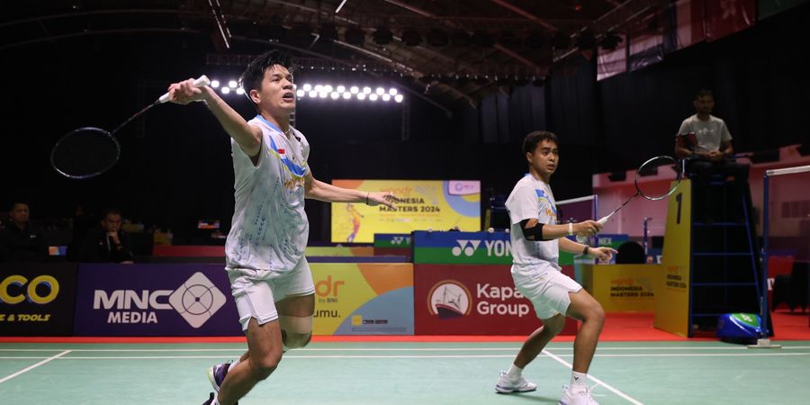 Rekap Semifinal Indonesia Masters II 2024 - Rahmat/Yeremia Akan Jumpa Teman Sendiri pada Final, Tunggal Putri Buat Kejutan meski Berjuang dari Kualifikasi