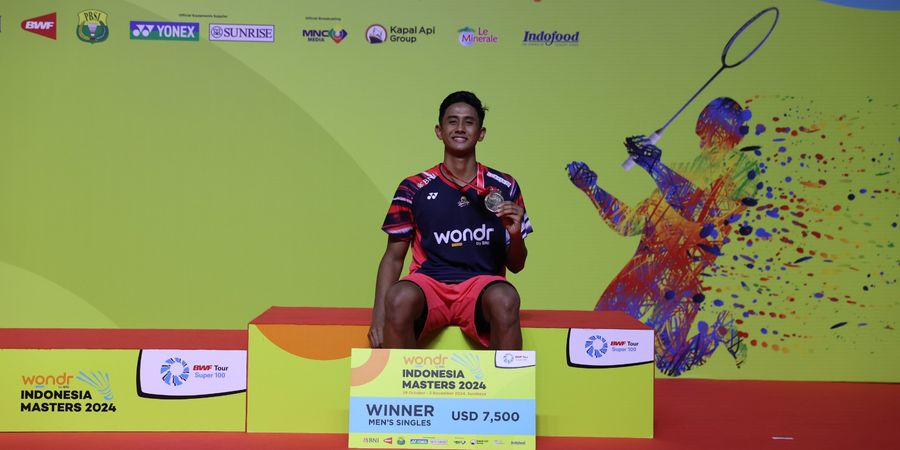 Final Indonesia Masters II 2024 - Alwi Farhan Akhirnya Pecah Telur Gelar Sejak Jadi Juara Dunia Junior