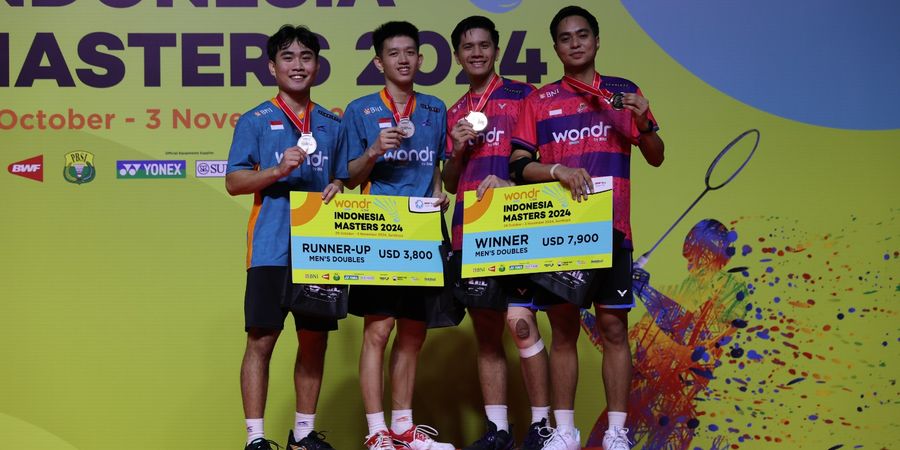 Final Indonesia Masters II 2024 - Rahmat/Yere Semringah Juara Lagi, Lanny/Fadia Ambil Hikmah Usai Kena Revans