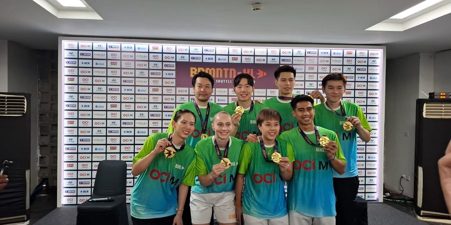 BDMNTN-XL - 2 Juara Dunia Antar Blitzers Naik Podium Kampiun, Sabar Karyaman: Seo Seung-jae Bukan Pemain Sembarangan