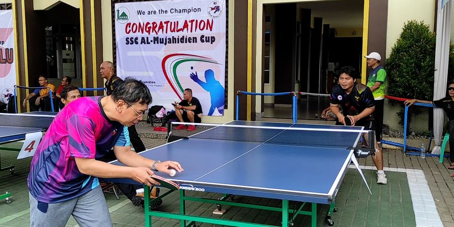 Pererat Tali Silaturahmi Lewat Turnamen Tenis Meja SSC Al-Mujahidien Cup 2024