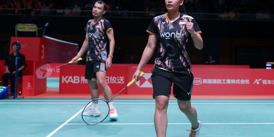 Hasil Kumamoto Masters Japan 2024 - 19-12 Jadi 22-24, Rinov/Pitha Telan Pil Pahit Kalah Nyesek dari Underdog Malaysia