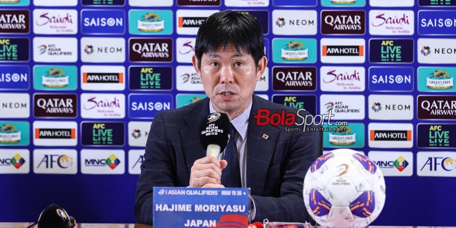 Pelatih Jepang Hajime Moriyasu Kaget Permainan Timnas Indonesia dan Puji Atmosfer SUGBK