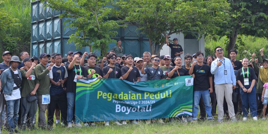 Nusantara United Bersama Pegadaian & PT LIB Lakukan Penanaman 25 Bibit Pohon di Boyolali