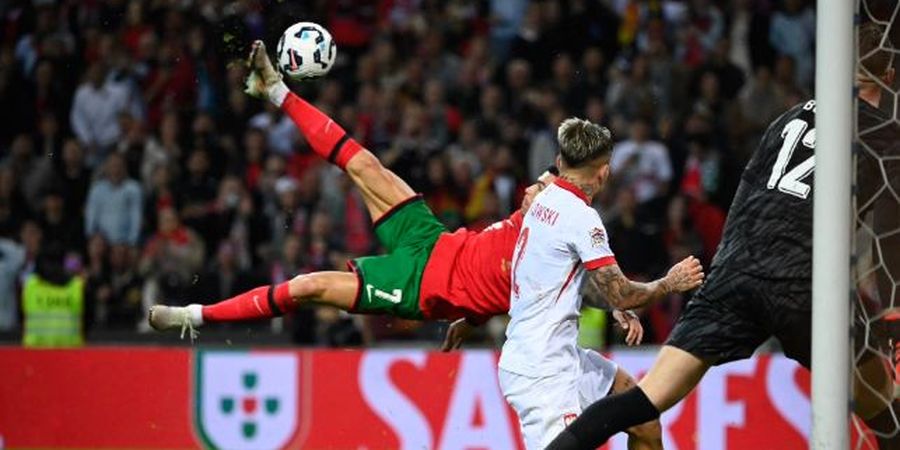 Hasil Lengkap UEFA Nations League - Salto Cristiano Ronaldo Warnai Pesta Gol Portugal, Spanyol Nyaris Gagal Menang