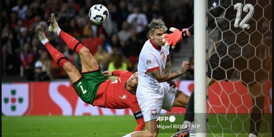 Cristiano Ronaldo Jebol Gawang dengan Jungkir Balik, Inikah Gol Terbaiknya?