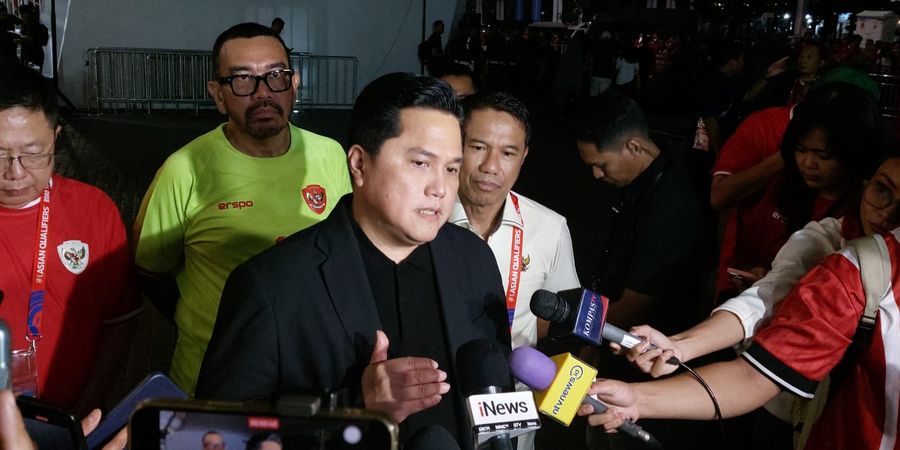 Erick Thohir Sebut Timnas Indonesia Masih Butuh Pemain Tambahan di Dua Posisi