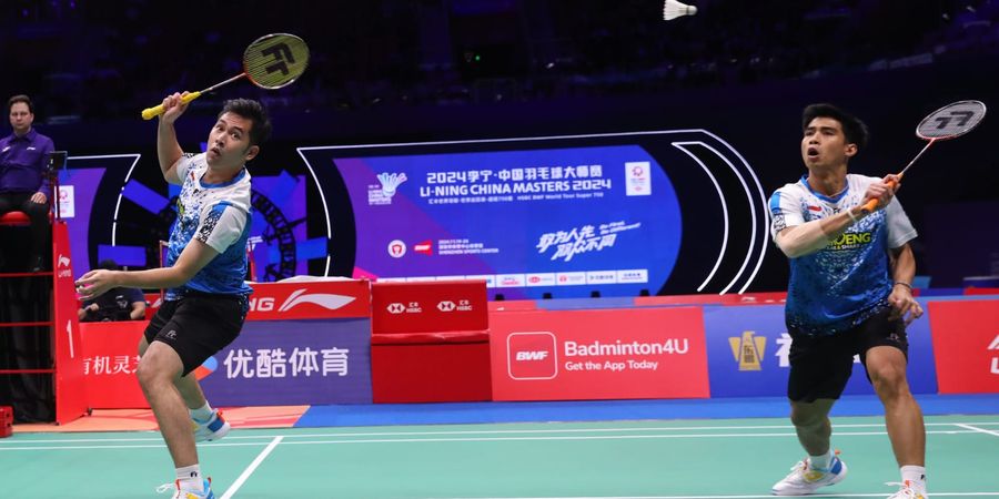 China Masters 2024 - Sudah Tahu Formula Lumpuhkan Ganda Putra China No.1 Dunia, Sabar/Reza Buka Peluang Lolos World Tour Finals Temani Fajar/Rian