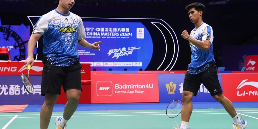 China Masters 2024 - Menangi Laga Sesama Wakil Luar Pelatnas, Sabar/Reza Punya Modal Pede dari Kemenangan atas Ganda Putra No.1 Dunia Tuan Rumah