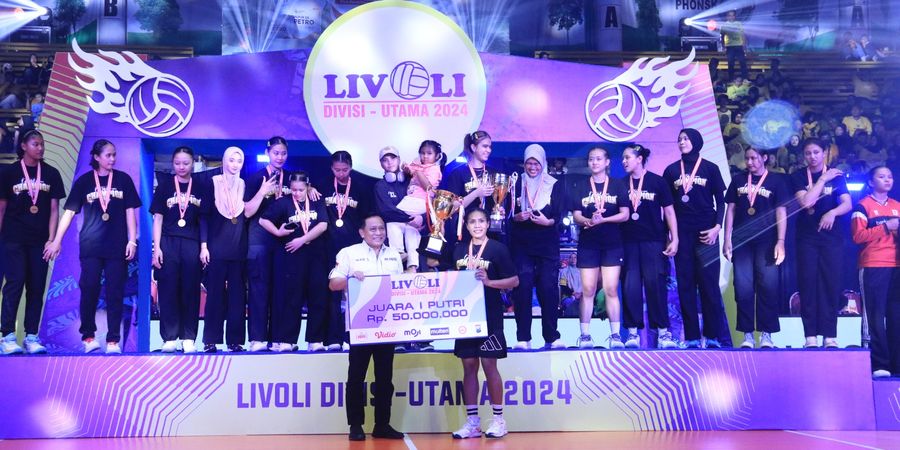 Livoli Divisi Utama 2024 - Daftar Peraih Penghargaan Individu, Medi Yoku Jadi MVP, Tim Megawati Ranking Ke-3