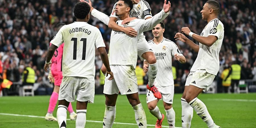 Hasil Liga Spanyol - Bellingham & Mbappe Kompak Nyekor, Real Madrid Hajar Getafe