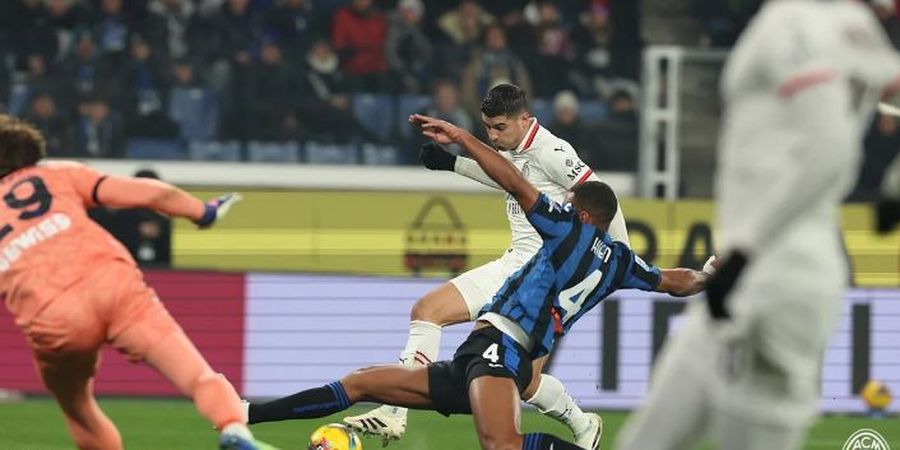 Hasil Liga Italia - Gawang Dibobol Sang Mantan, AC Milan Keok di Kandang Atalanta