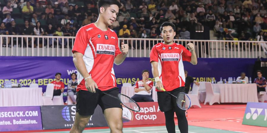 Rekap Final Kejurnas Beregu PBSI 2024 - Exist Terpeleset di Nomor Kunci, Leo/Daniel Pastikan Djarum Kudus Juara usai Menang 3-0