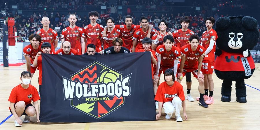 Hasil Liga Voli Jepang - Rivan Tak Ikut Main, Wolfdogs Nagoya Kalah Dramatis dan Batal Gapai 1 Lusin Kemenangan Beruntun