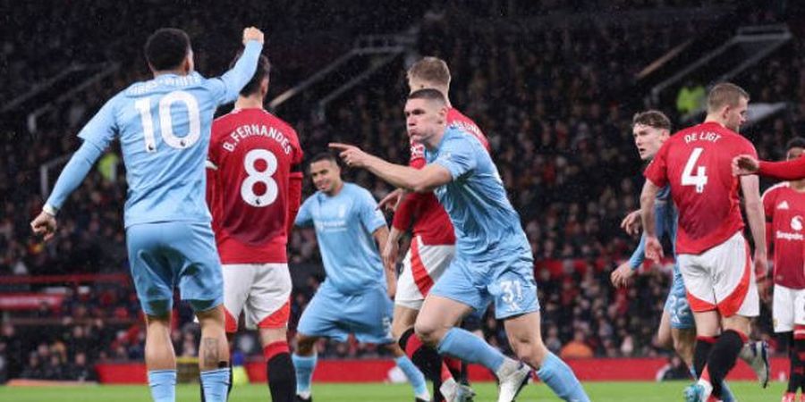 Hasil Liga Inggris - Diwarnai Drama 5 Gol, Man United Kena Gebuk Penakluk Liverpool di Old Trafford