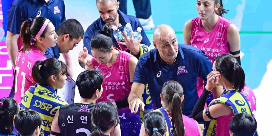 Liga Voli Korea - Respons Pink Spiders Usai Staf Pelatih Dijatuhi Sanksi Oleh Komite Disiplin