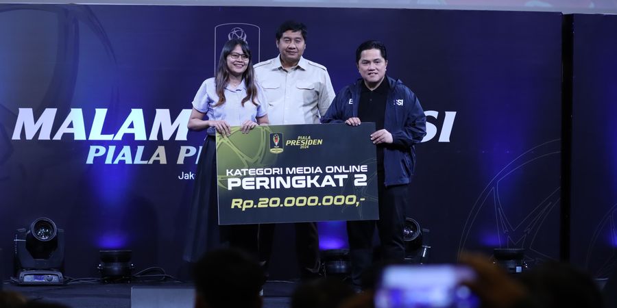 Jurnalis BolaSport.com Raih Penghargaan Lomba Tulis Piala Presiden 2024