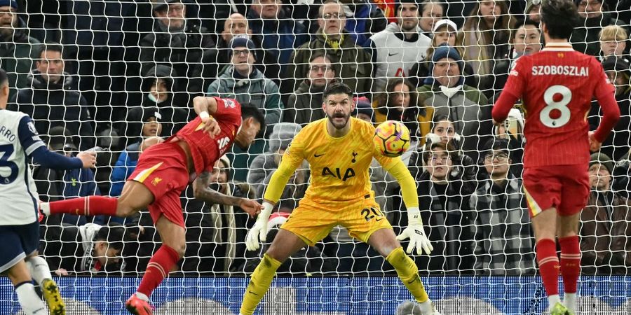 Hasil Liga Inggris - Hujan 9 Gol, Pesta Liverpool Sulit Dibendung Tottenham Hotspur