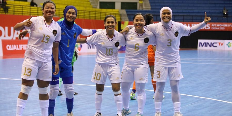 Hasil Kualifikasi Piala Asia Futsal Putri 2025 - Indonesia Pesta Gol Lagi Saat Libas India, Garuda Pertiwi Resmi Lolos ke China