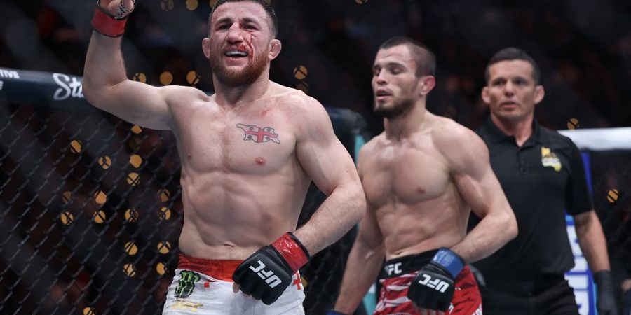 Hasil UFC 311 - Teriakan Khabib Nurmagomedov Tak Berguna, Umar Nurmagomedov Dipecundangi dan Diejek Merab Dvalishvili yang Juara Lagi