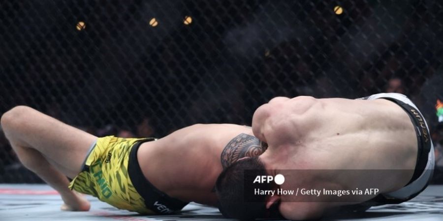 Hasil UFC 311 - Kuncian D'Arce Hasilkan Deadlock, Islam Makhachev Pertahankan Gelar usai Bikin Moicano Menyerah