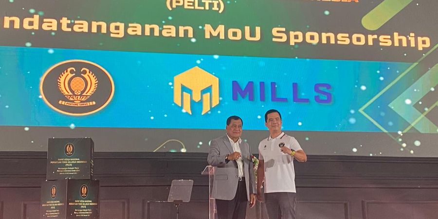 Kolaborasi PP Pelti dan Mills Demi Perkembangan Tenis Indonesia