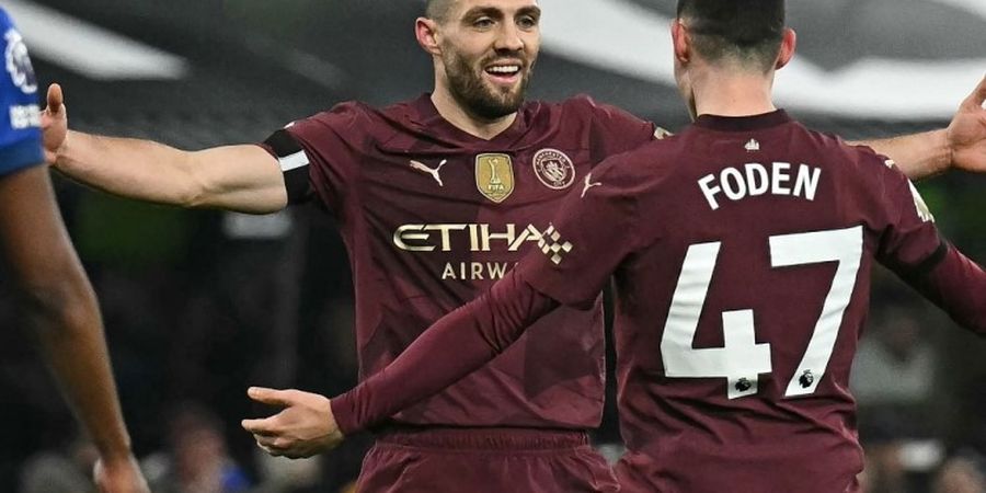 Hasil Liga Inggris - Man City Bantai Timnya Elkan Baggott Setengah Lusin Gol, Messi Versi Inggris Menggila