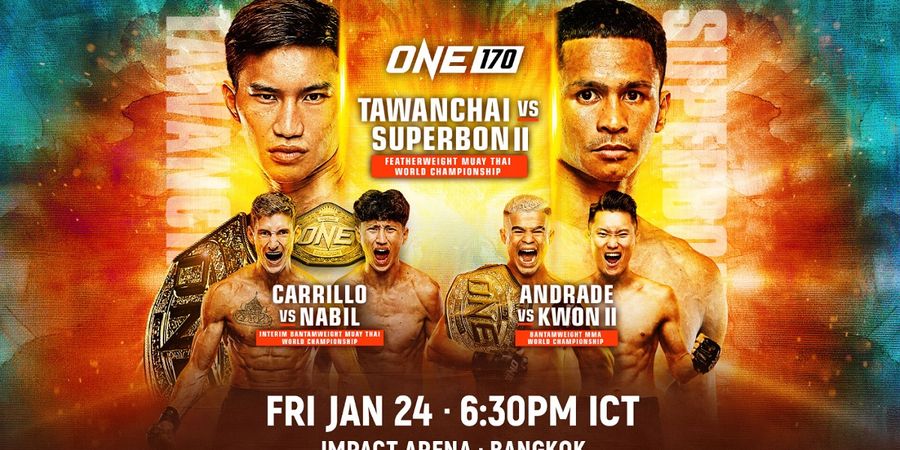 ONE Championship - Janjikan Laga Membara di ONE 170, Tawanchai Sebut Gaya Bertarung Superbon Mudah Dibaca