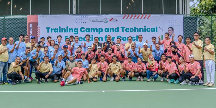 Tim Indonesia Gelar Coaching Clinic & Trainning Camp Soft Tenis Bersama Tim Korea Selatan