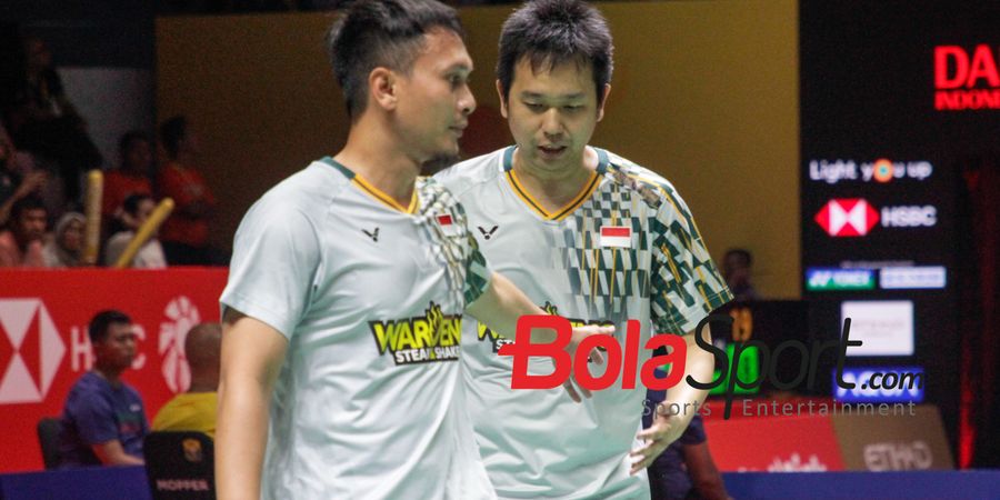 Momen Emosionalnya Ahsan/Hendra yang Pecah di Indonesia Masters 2025 Disorot Media Malaysia