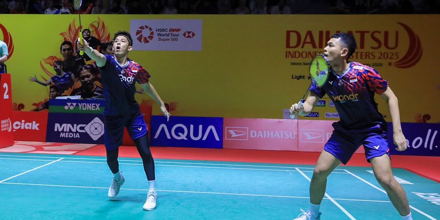 Hasil Indonesia Masters 2025 - Dicolong Satu Gim Duluan, Fajar/Rian Balas Ganda Malaysia Jauh Lebih Telak dengan Skor 21-7