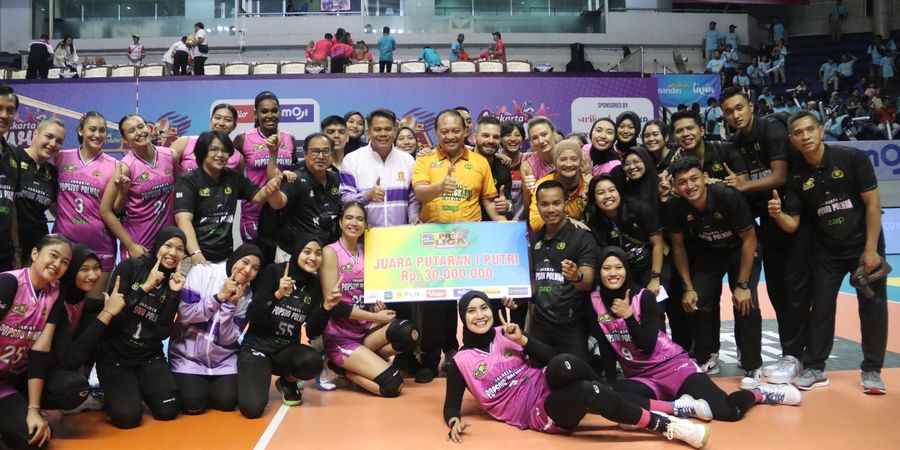 Rekap Proliga 2025 - Tak Terkalahkan, Popsivo Polwan Juara Putaran Pertama