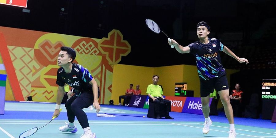 Thailand Masters 2025 - Rahasia Leo/Bagas Tumpas Ganda Gado-gado dalam Straight Game