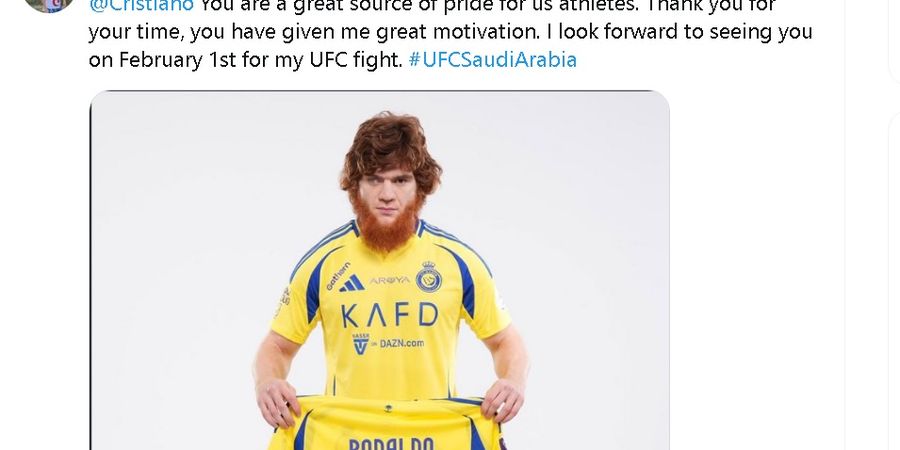 Hasil UFC Saudi Arabia - Ditonton Cristiano Ronaldo, Jagoan Mata Satu Sharabutdin Magomedov Terjungkal Alami Kekalahan Pertama