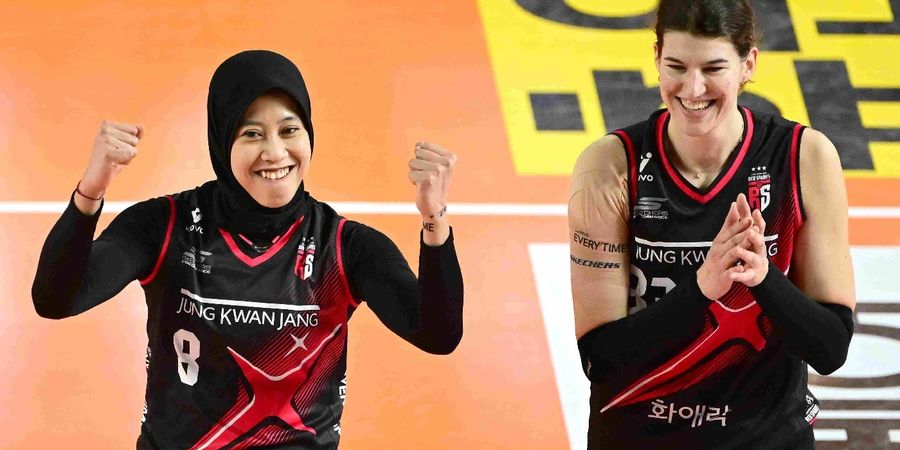 Liga Voli Korea - Bukilic dan Megawati Kompak Bikin Mantan Kapten Red Sparks Tampak Konyol dan Setter IBK Altos Ambruk Kena Gebuk