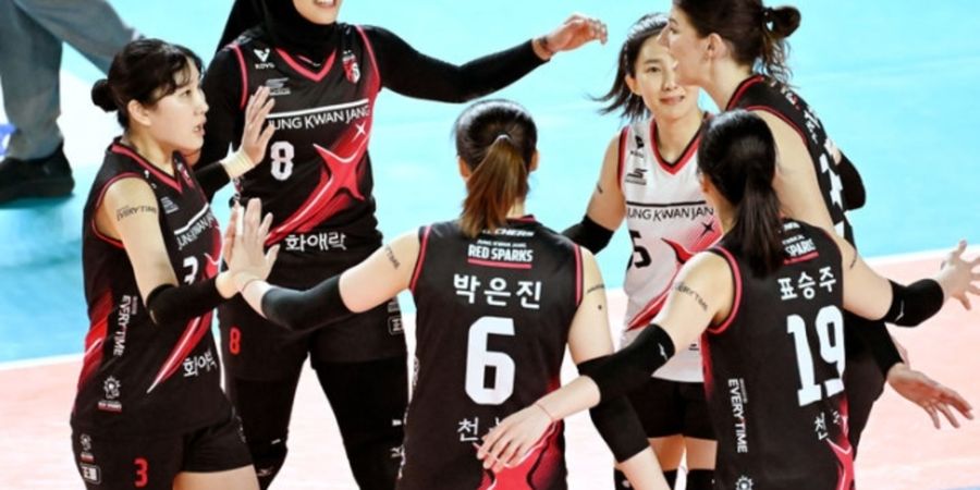 Klasemen Liga Voli Korea - Megawati dkk Makin Ancam Posisi Hyundai Hillstate, Red Sparks Unggul 18 Kemenangan