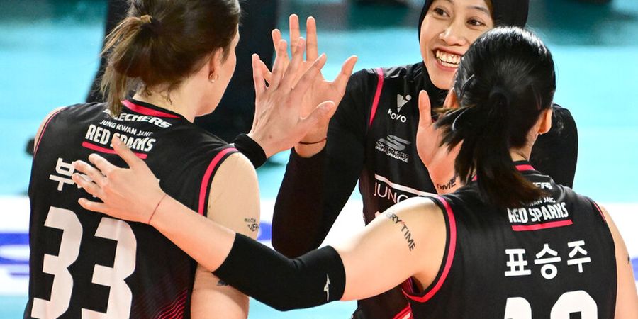 Liga Voli Korea - Megawati Dkk Berjuang Jadi Deputi Pink Spiders, Red Sparks Bisa Beri Kerugian Juara Bertahan saat Playoff