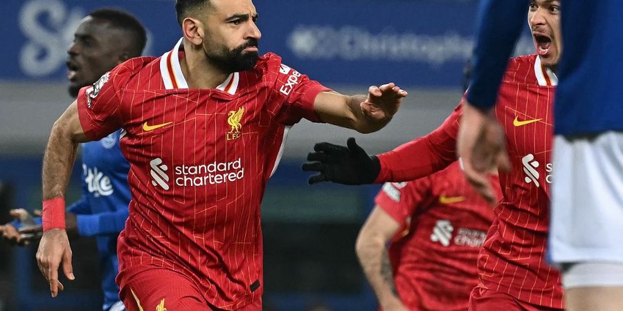 Tampil Menggila di Derbi Merseyside, Mo Salah Pecahkan Rekor Lebih dari 30 Tahun Milik Legenda Man United