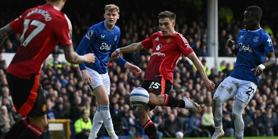 Hasil Liga Inggris - Man United Batal Kalah di Kandang Musuh Sewilayah Liverpool Usai Tertinggal 2 Gol Lebih Dulu