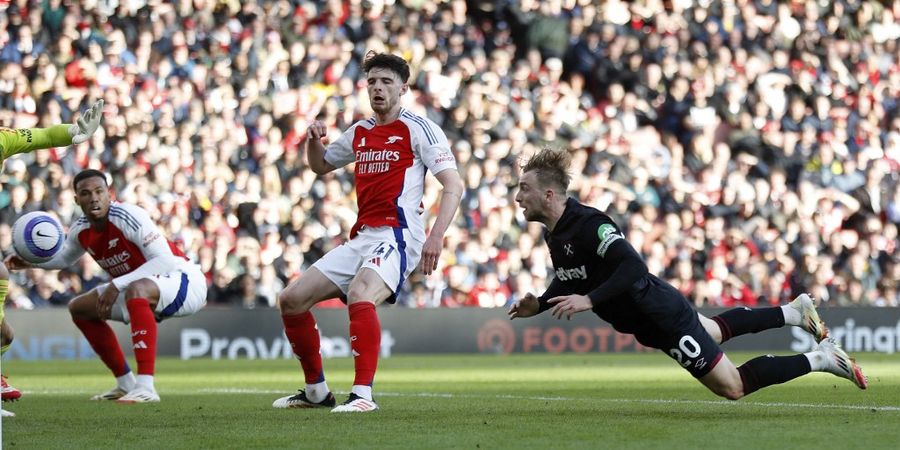 Hasil Liga Inggris - Serudukan Maut Bowen Hancurkan Rekor Arsenal, Liverpool Ikut Tersenyum