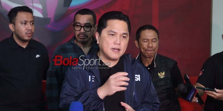 Erick Thohir Sidak SUGBK Jelang Timnas Indonesia Vs Bahrain, Singgung Soal Rumput