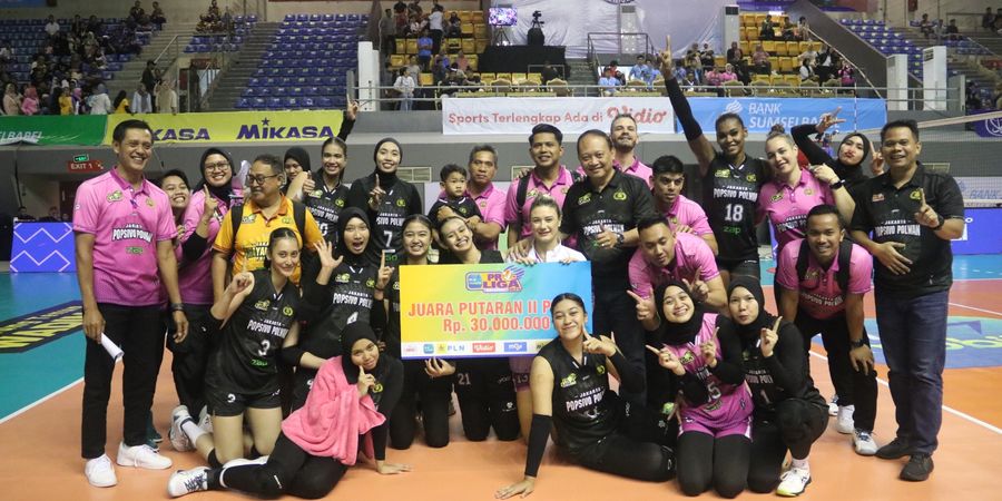 Proliga 2025 - Cuma Sekali Kalah dari 12 Laga, Popsivo Maju ke Final Four dengan Status Juara 2 Putaran Sekaligus