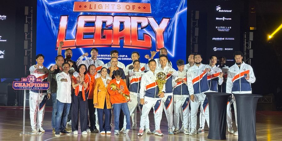 Kawinkan Dua Titel Juara pada IBL 2024, Pelita Jaya Gelar Ring Ceremony