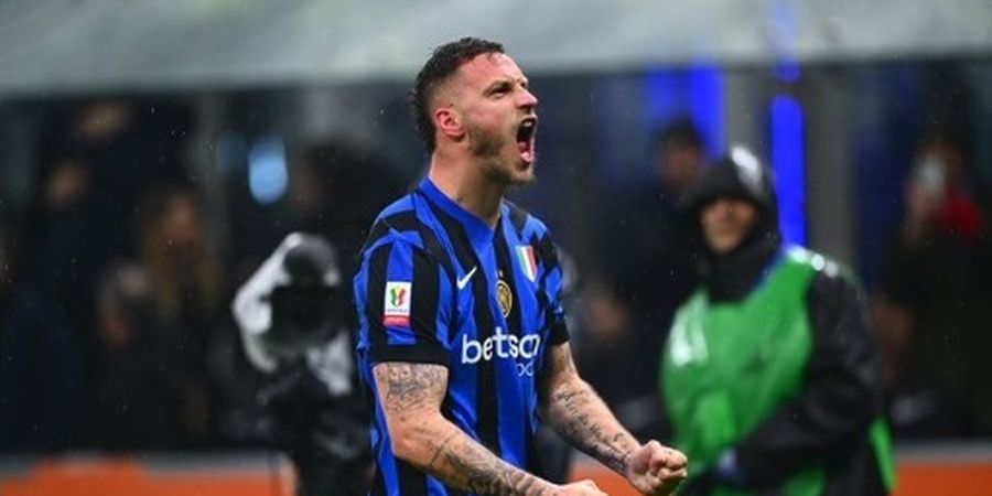 Hasil Coppa Italia - Gol Roket Si Striker Kontroversial Kirim Inter Milan ke Semifinal