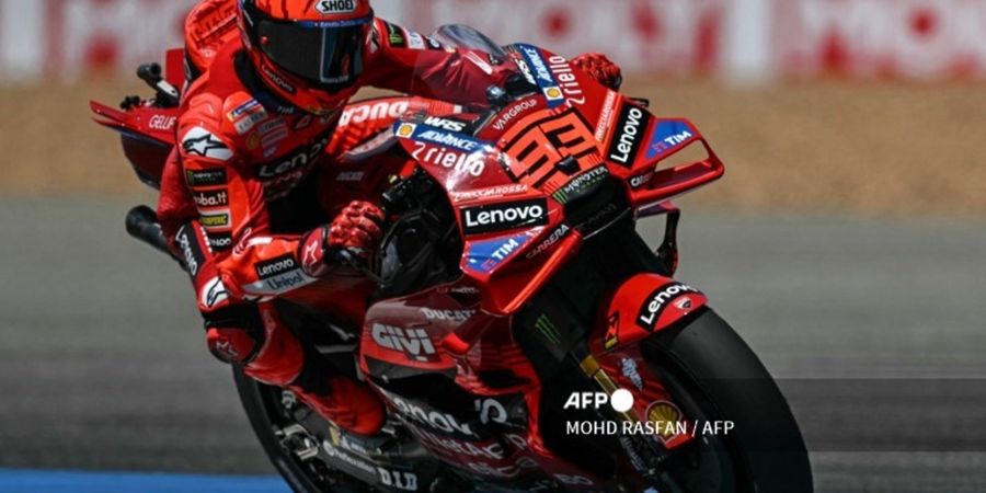 Hasil FP1 MotoGP Thailand 2025 - Marc Marquez Langsung Meroket, 2 Pembalap Yamaha Tembus 4 Besar