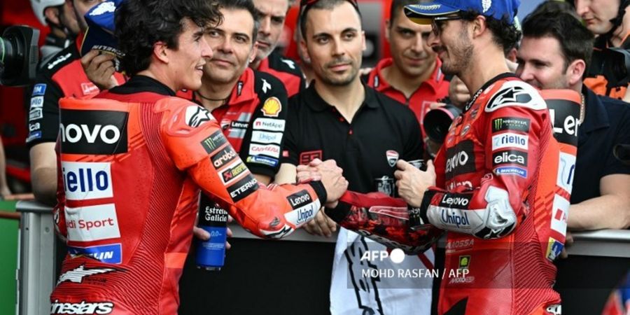 Starting Grid MotoGP Thailand 2025 - Marc Marquez dan Pecco Bagnaia Sengit di Front Row, Jagoan Baru Yamaha serta Rookie Aprilia Mengintai