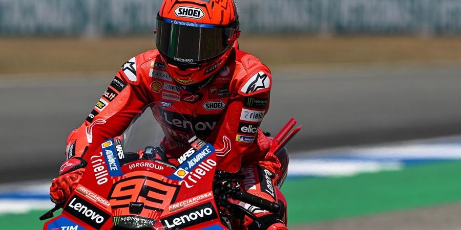 Hasil Kualifikasi MotoGP Thailand 2024 - Tak Terpisah Jauh di Starting Grid, Marc Marquez Asapi Bagnaia